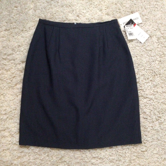 NWT Lloyd New York Women’s Black Lines Dress Skirt Size 8 915A - Picture 2 of 5